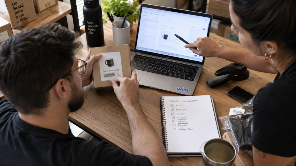 Cadastro de produtos no ERP Olist: o que revisar antes da integração
