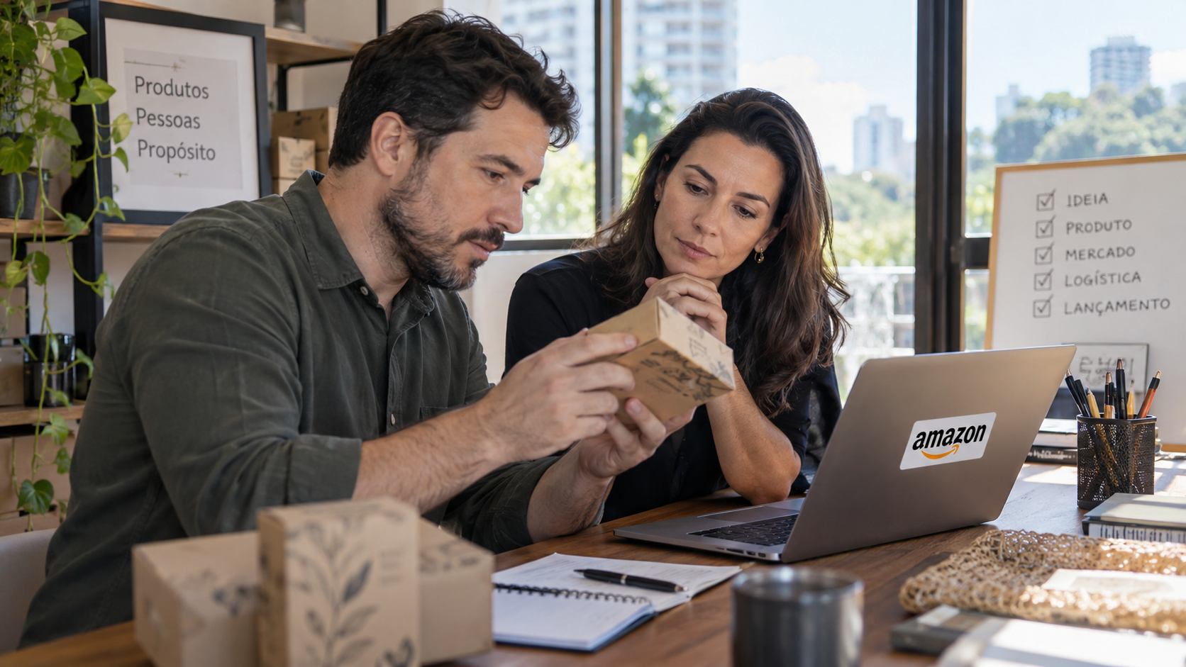 Imagem fotográfica gerada por IA sobre Operação de marketplaces